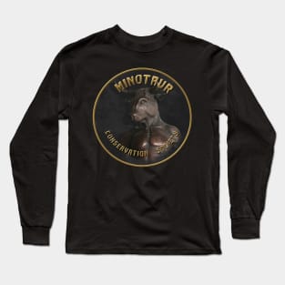 Join the Minotaur Conservation Society! Long Sleeve T-Shirt